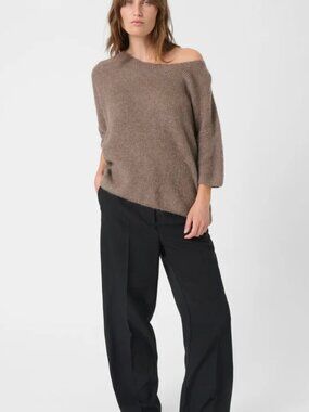 SOAKED in Luxury 3/4 Sleeve Scoop Neck Sweater